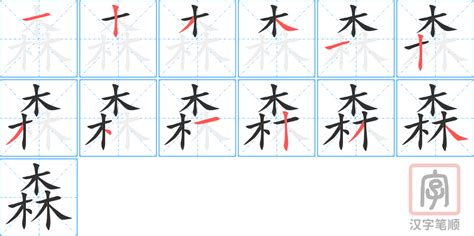 森五行|康熙字典：森的字义解释，拼音，笔画，五行属性，森的起名寓意。